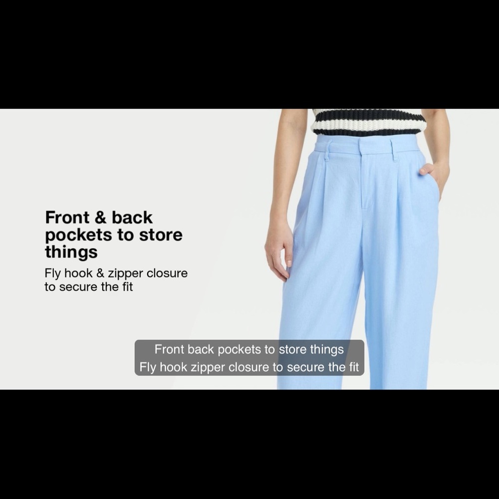 A New Day pleated pants NWT